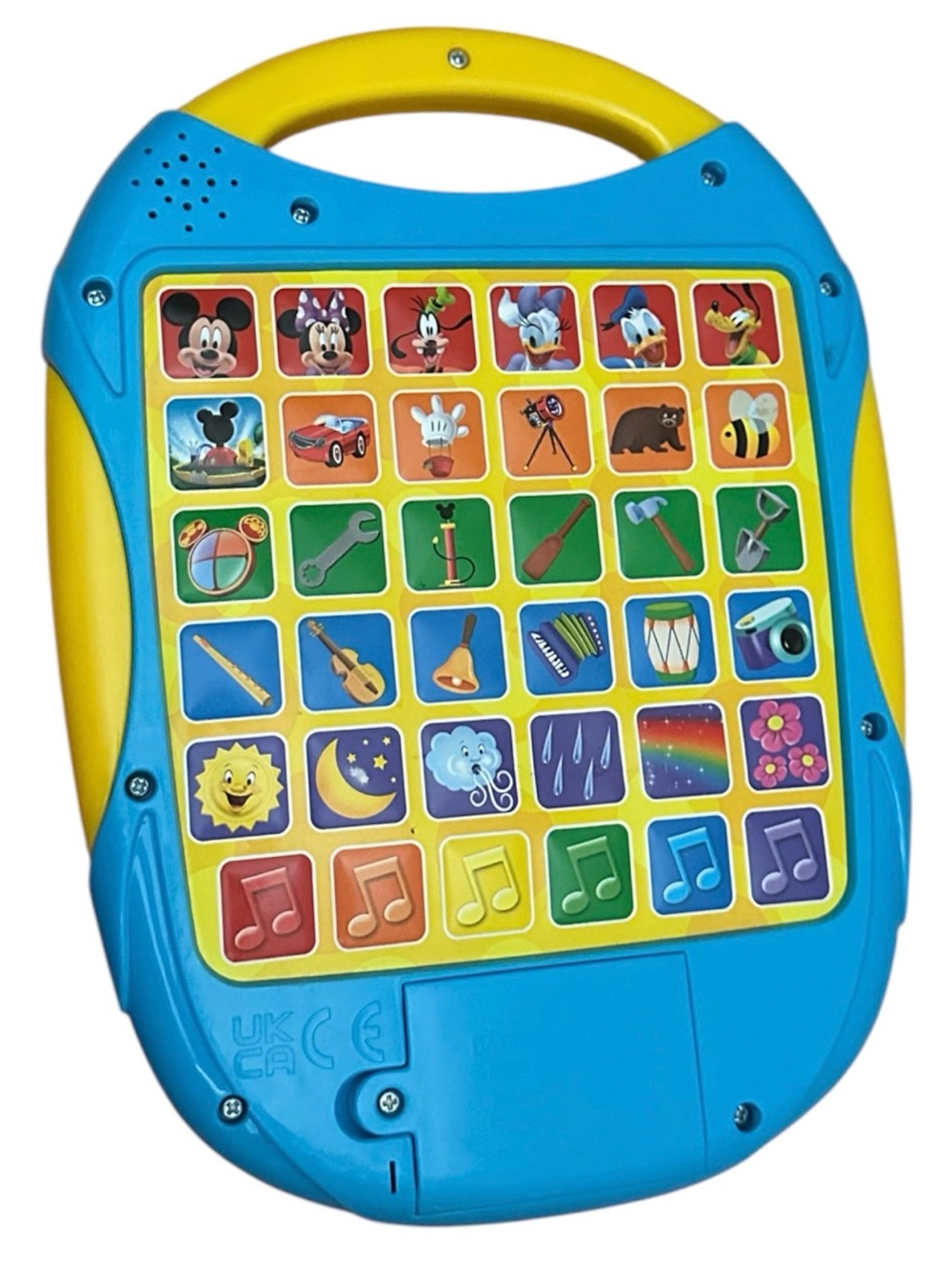 Disney Mickey Mouse My First Smart Pad Blue Yellow Educational Toy - Picture 2 of 3